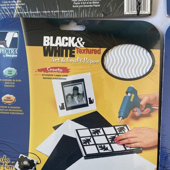 Metallic Textured & Fadeless Art & Craft Paper Sets  4 Packs - Picture 3 of 6